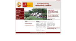 Desktop Screenshot of doe.gnu.ac.in